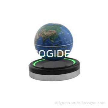 20mm Blue Magnetic Levitating Globe , Rotating Floating Ant